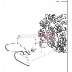 [55567786] Serpentine Belt (2.8T V6)
