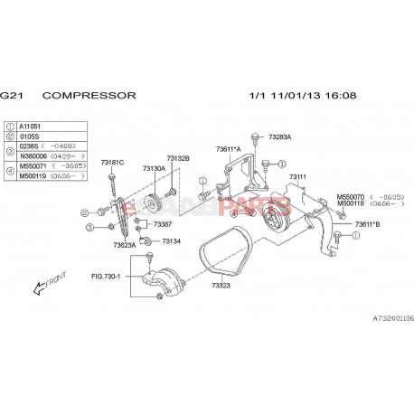 [32010886] Bracket Assembly-compressor