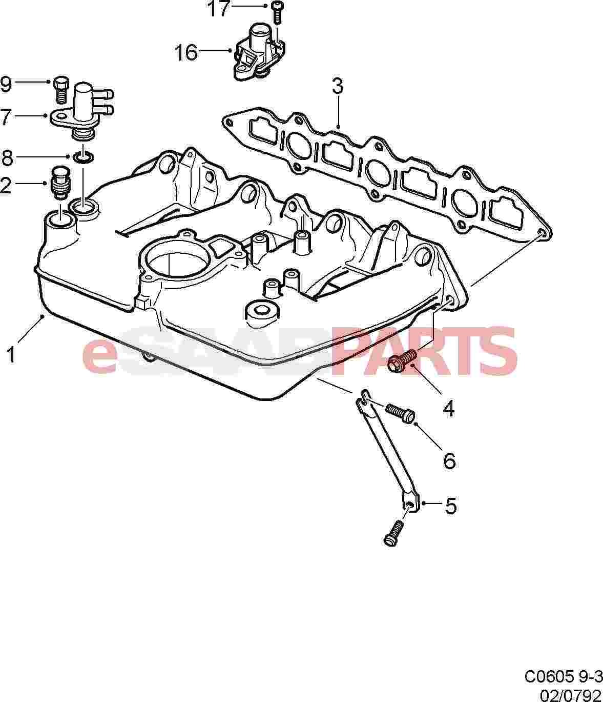限定セール Delivery Crossover (Oil O-Ring 9137993] Tube) eSaabParts.com - トップス