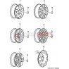 [32026150] OES Wheel - ALU16 5-Spoke Flared 16x6.5