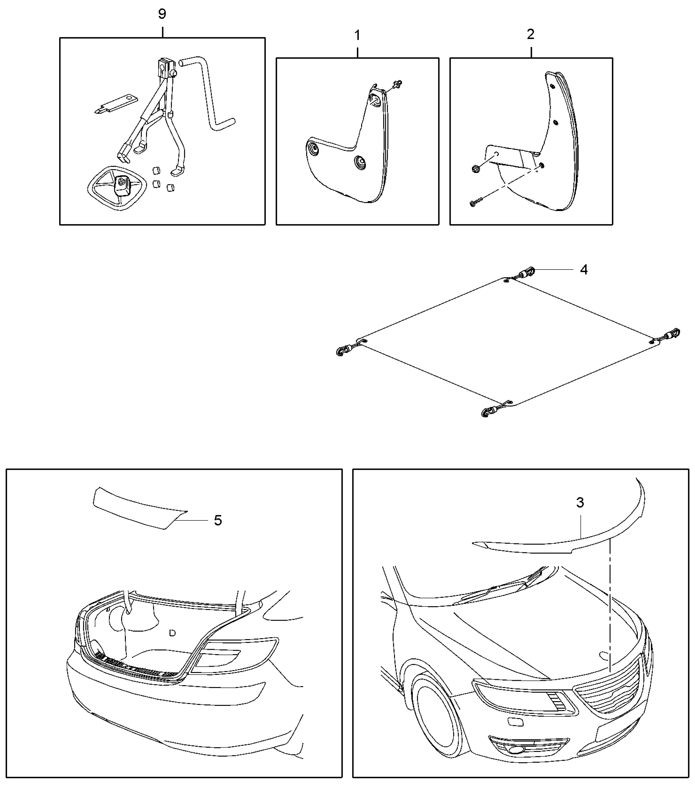 eSaabParts.com Saab 9-5 > Accessories & Fluids Parts > Accessories Exterior