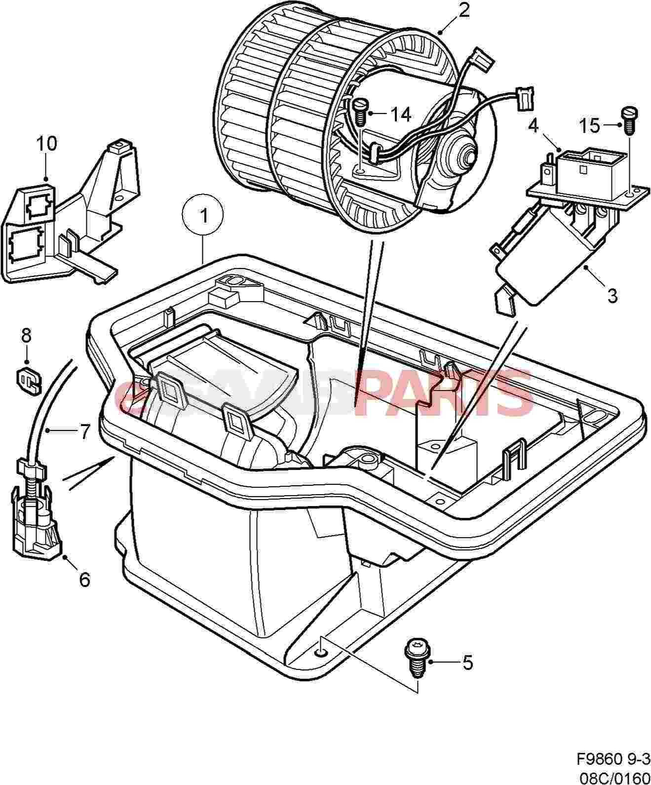 4759601  Saab Electrical Motor