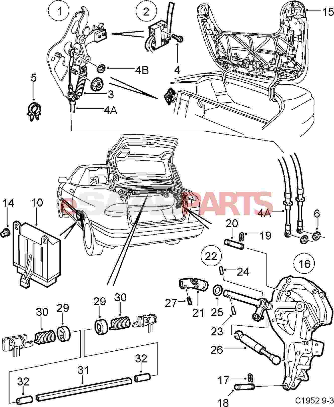 5362710] SAAB Drive Unit - Parts from eSaabParts.com