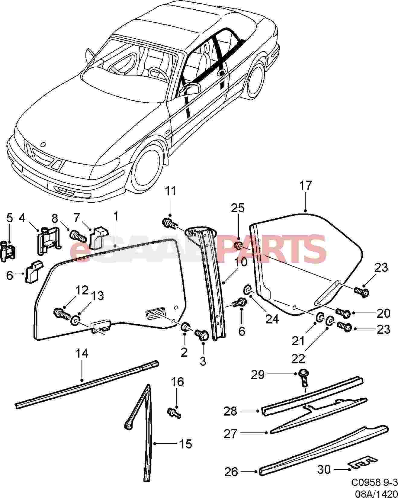 Parts of Car Diagram