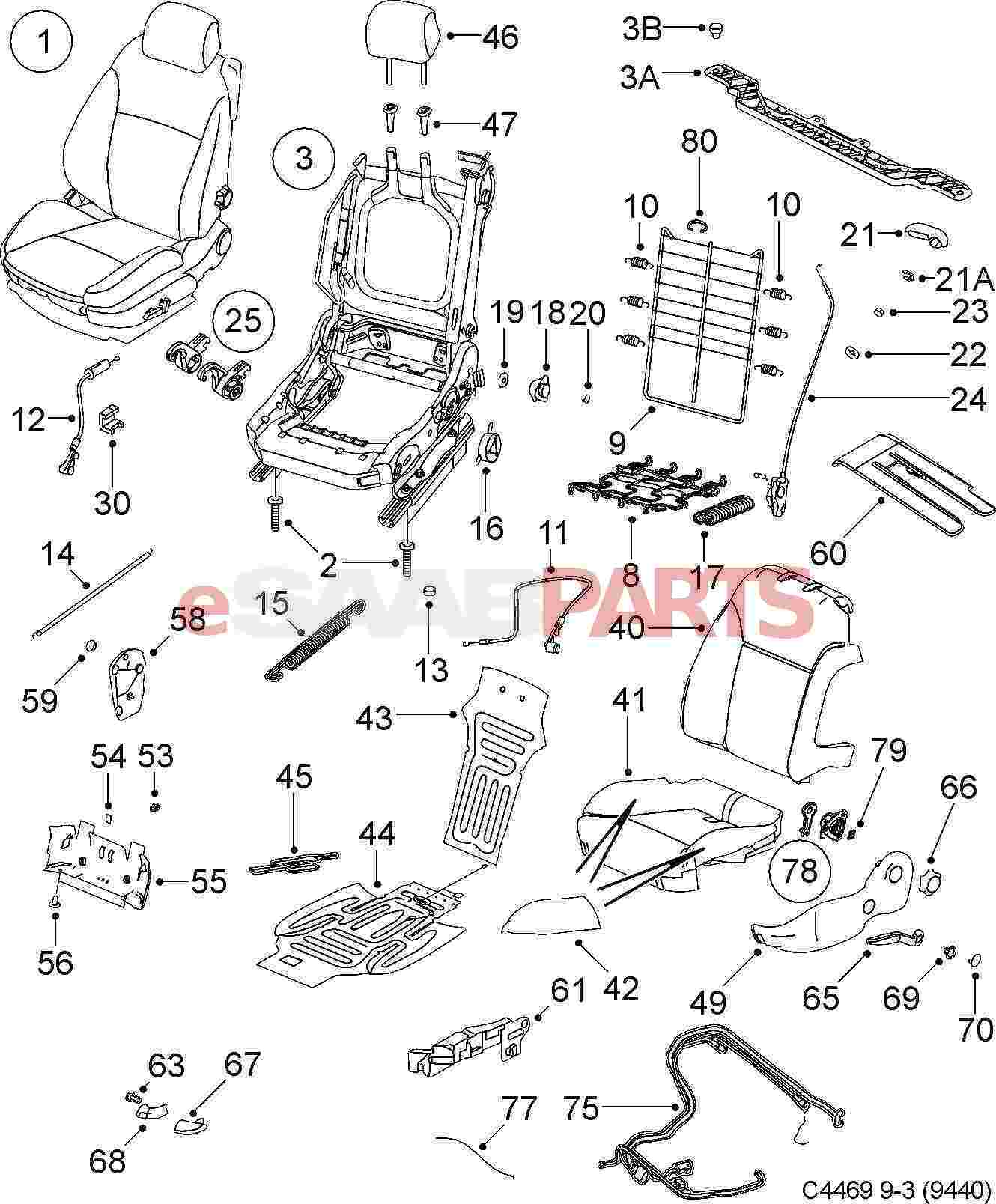 12760542  Saab Passenger Seat Occupancy Sensor