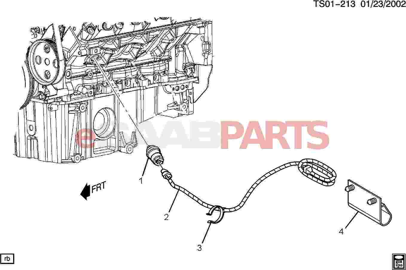 12586687  Saab Engine Heater - B284 2 8t V6