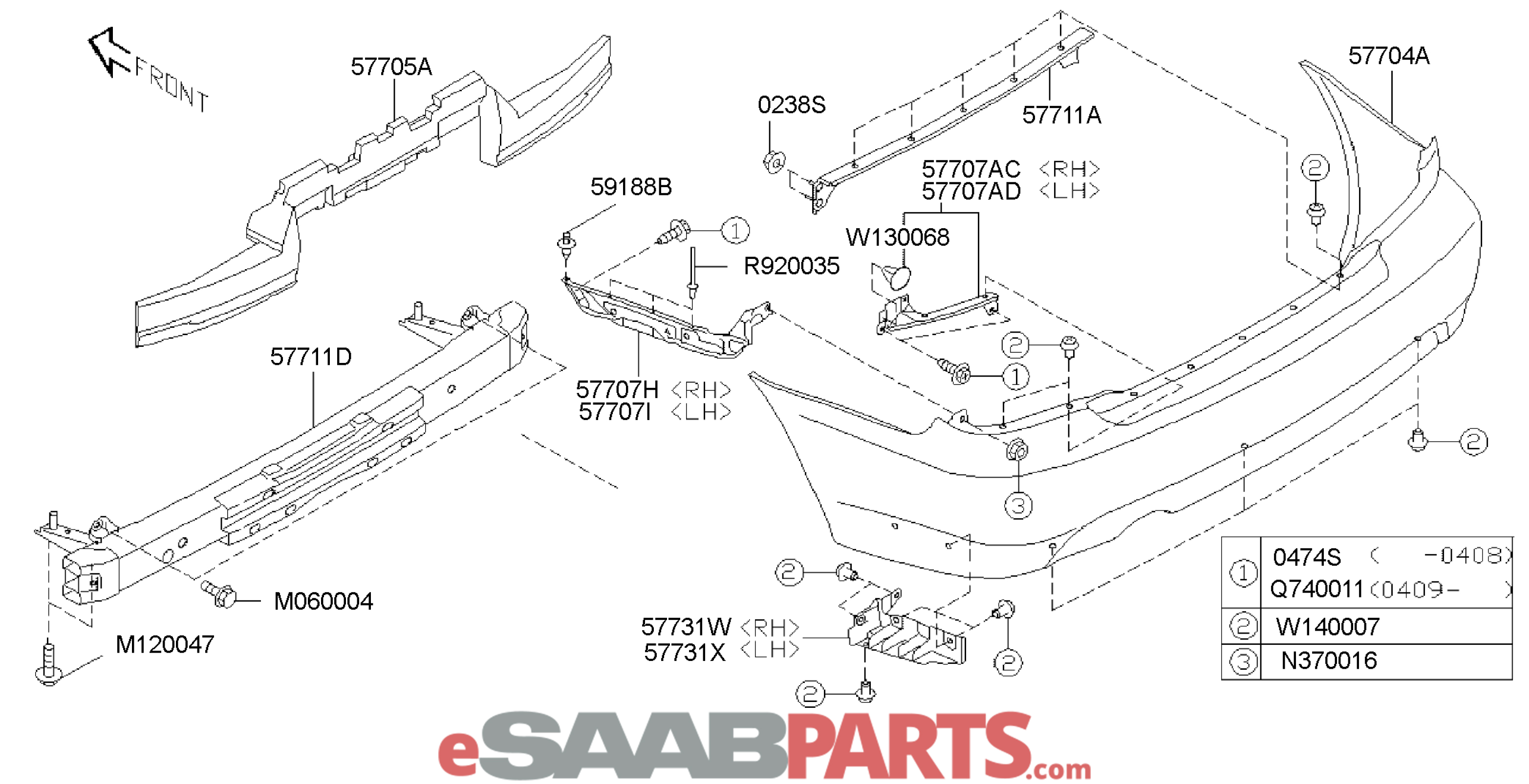 2006 saab 9-2x parts