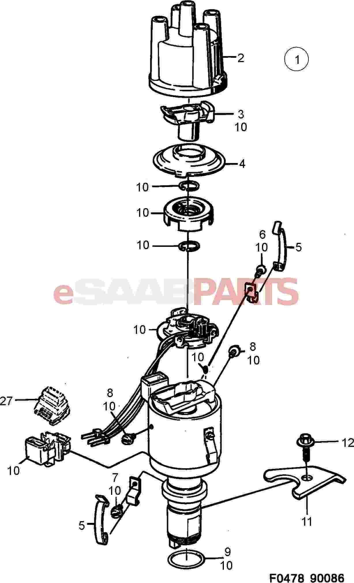 7564420] SAAB Rotor - Saab Parts from eSaabParts.com