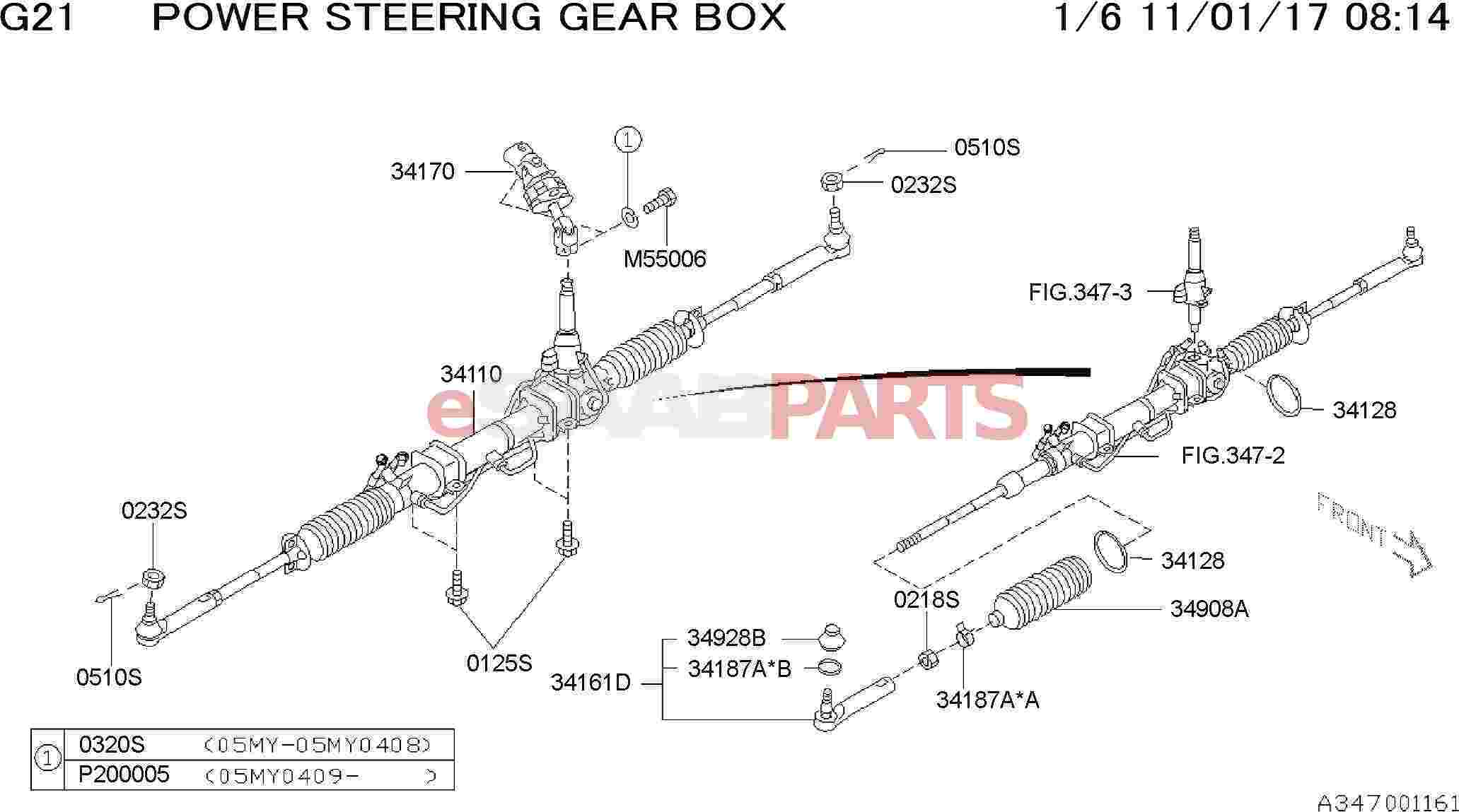 32006839 SAAB Universal Joint Assembly-steering - Saab ...