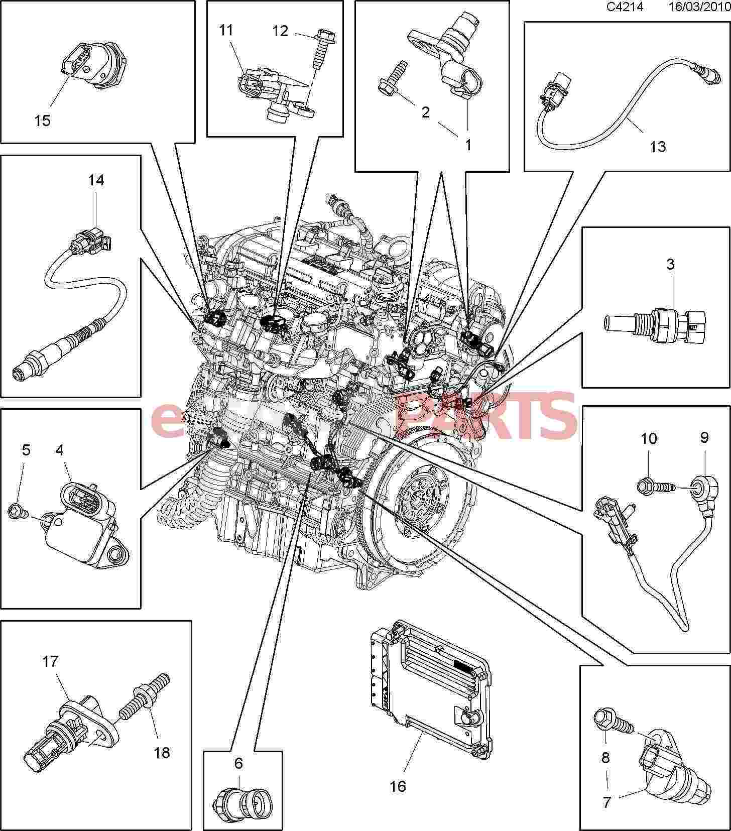 12577245  Saab Camshaft Position Sensor