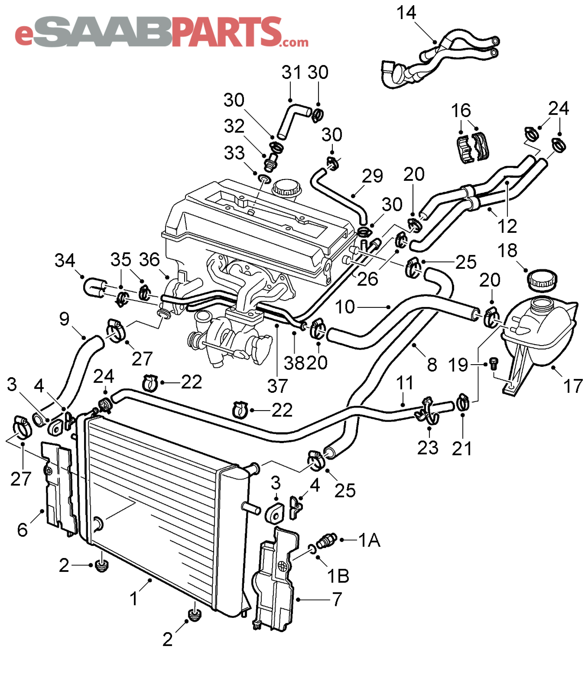 Saab 900 Engine Diagram