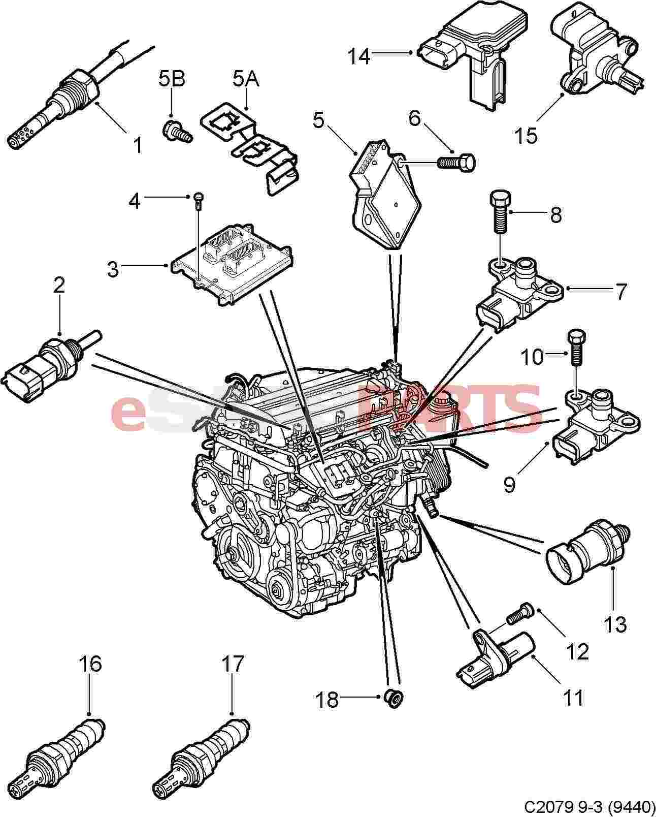 Saab 9 3 Parts Diagram - Wiring Diagram