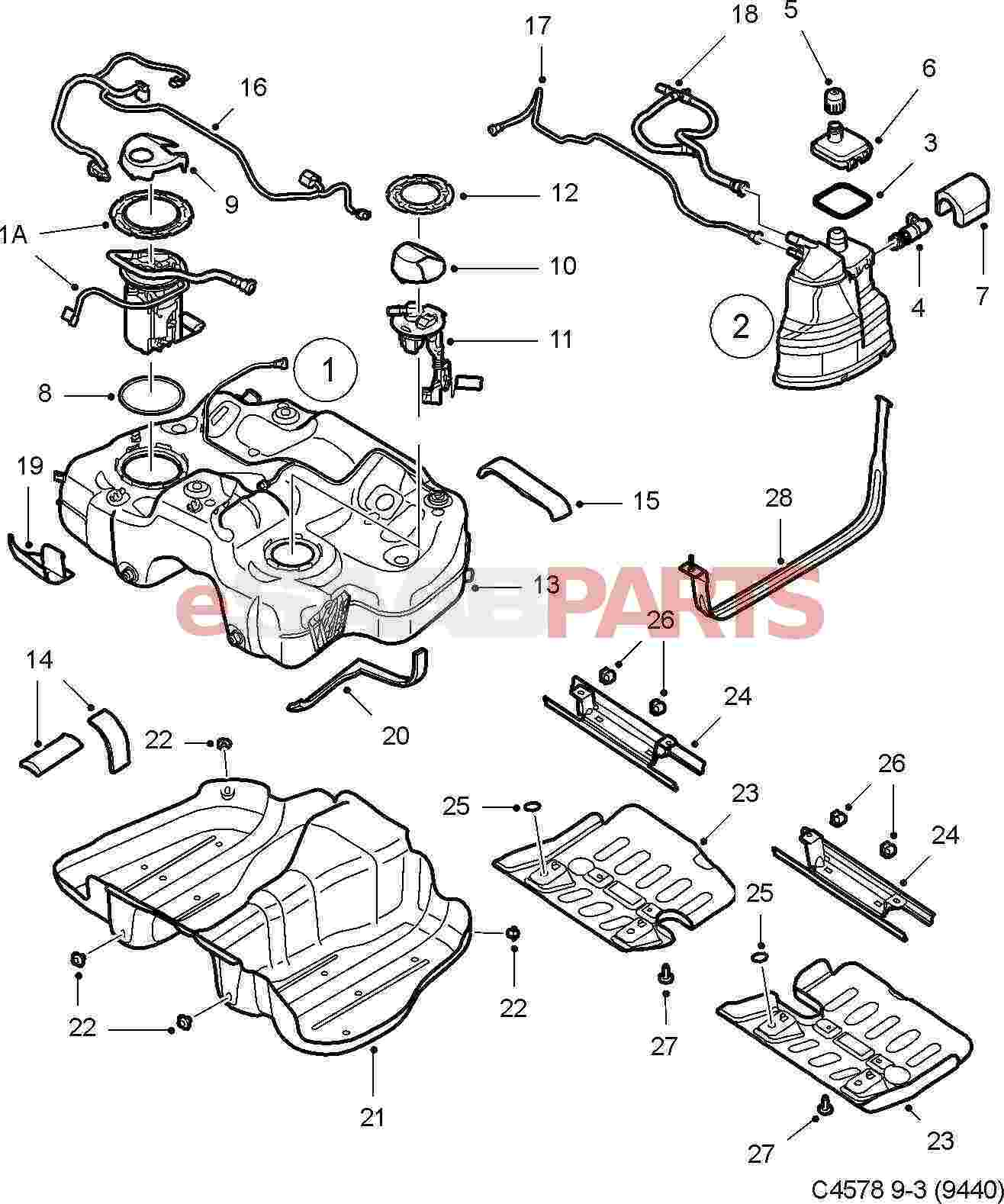 Saab 9 3 2 0t Engine Diagram - Complete Wiring Schemas