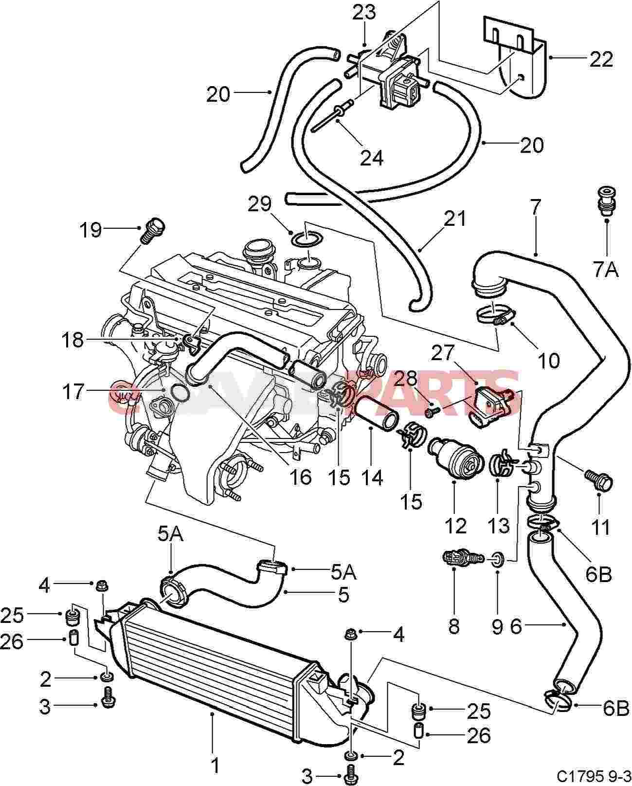 Saab 9 3 Parts Diagram - General Wiring Diagram