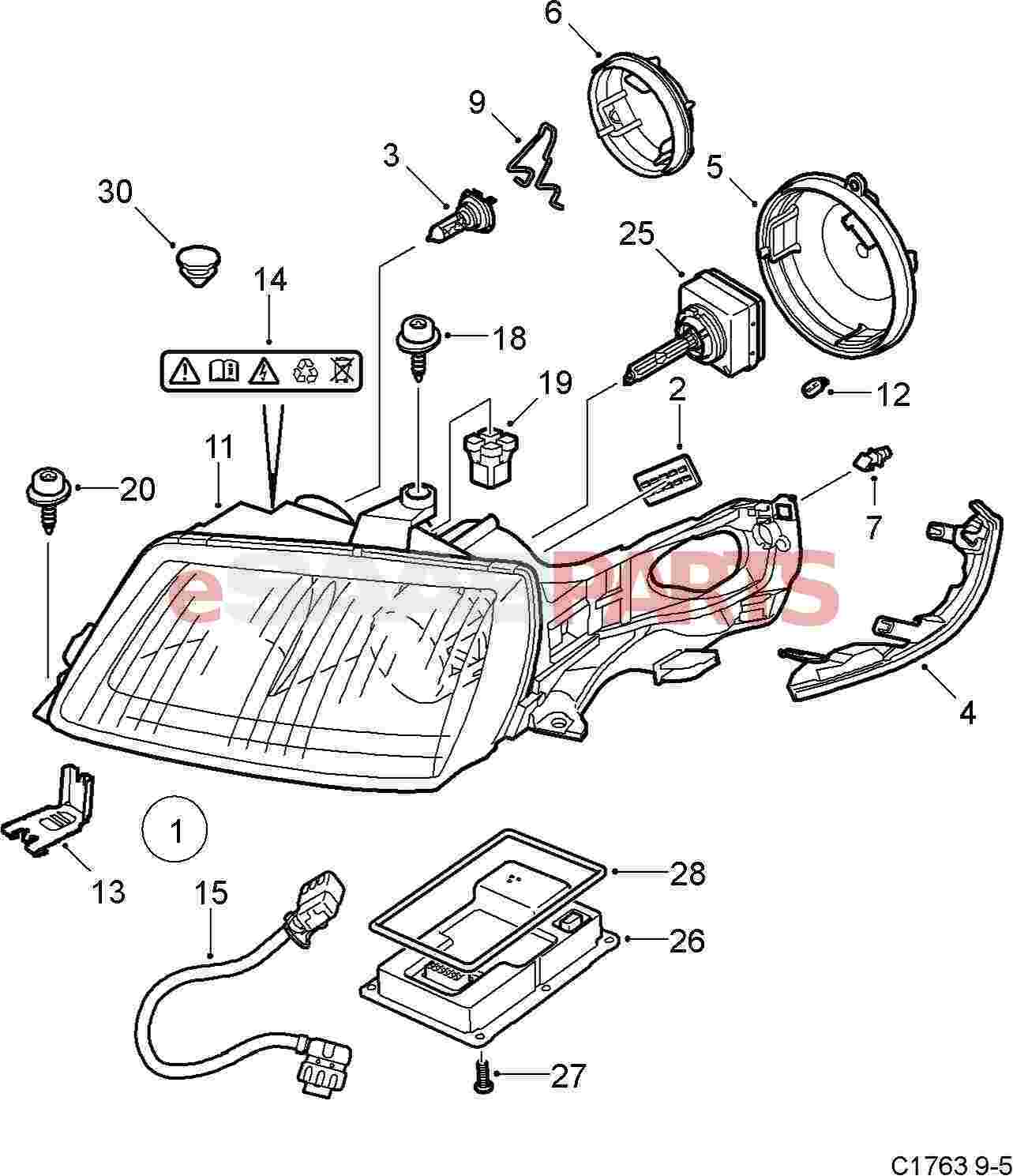 5402433] SAAB Bulb - Saab Parts from