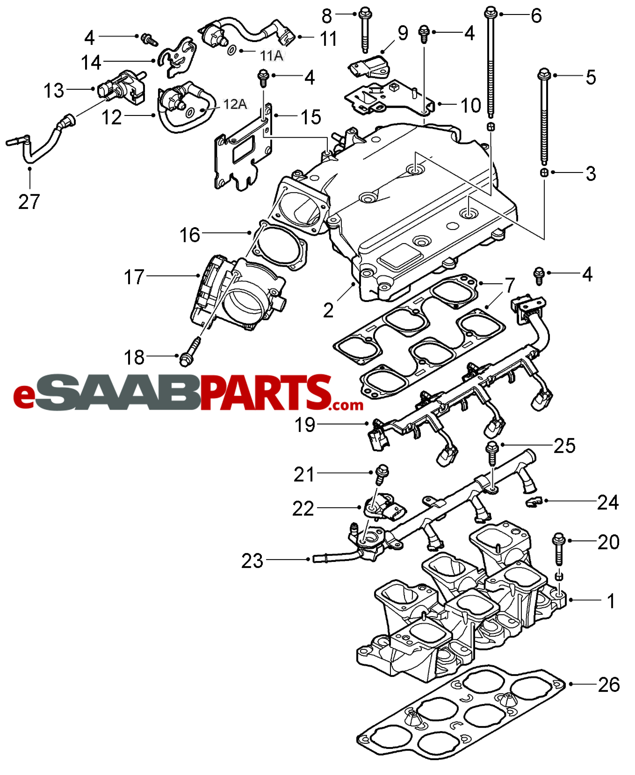 99991996] SAAB Button Kit - Climate Control (with Heated Seats) [ESAABKITS]  Saab 12781996 - Saab Parts from