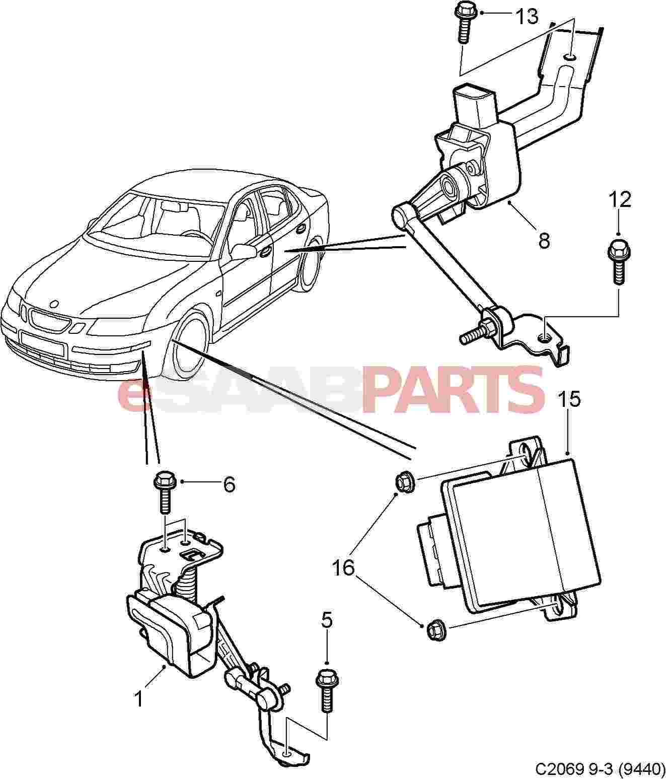 Cln Fil Cap Labl Genuine Saab 4426573