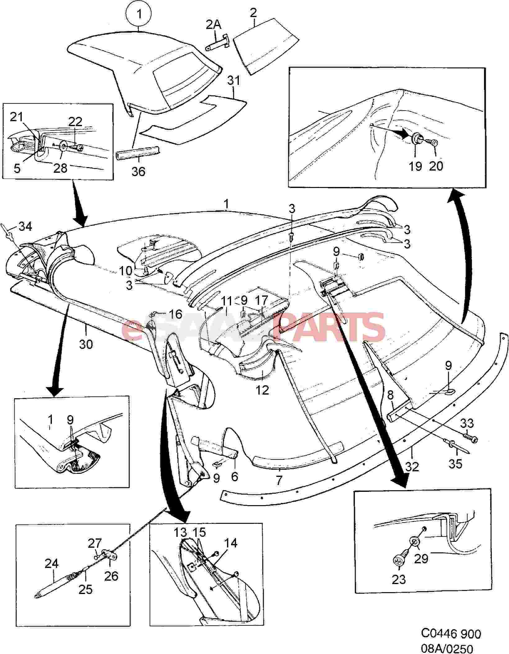 6951818] Decor Strip - Saab Parts