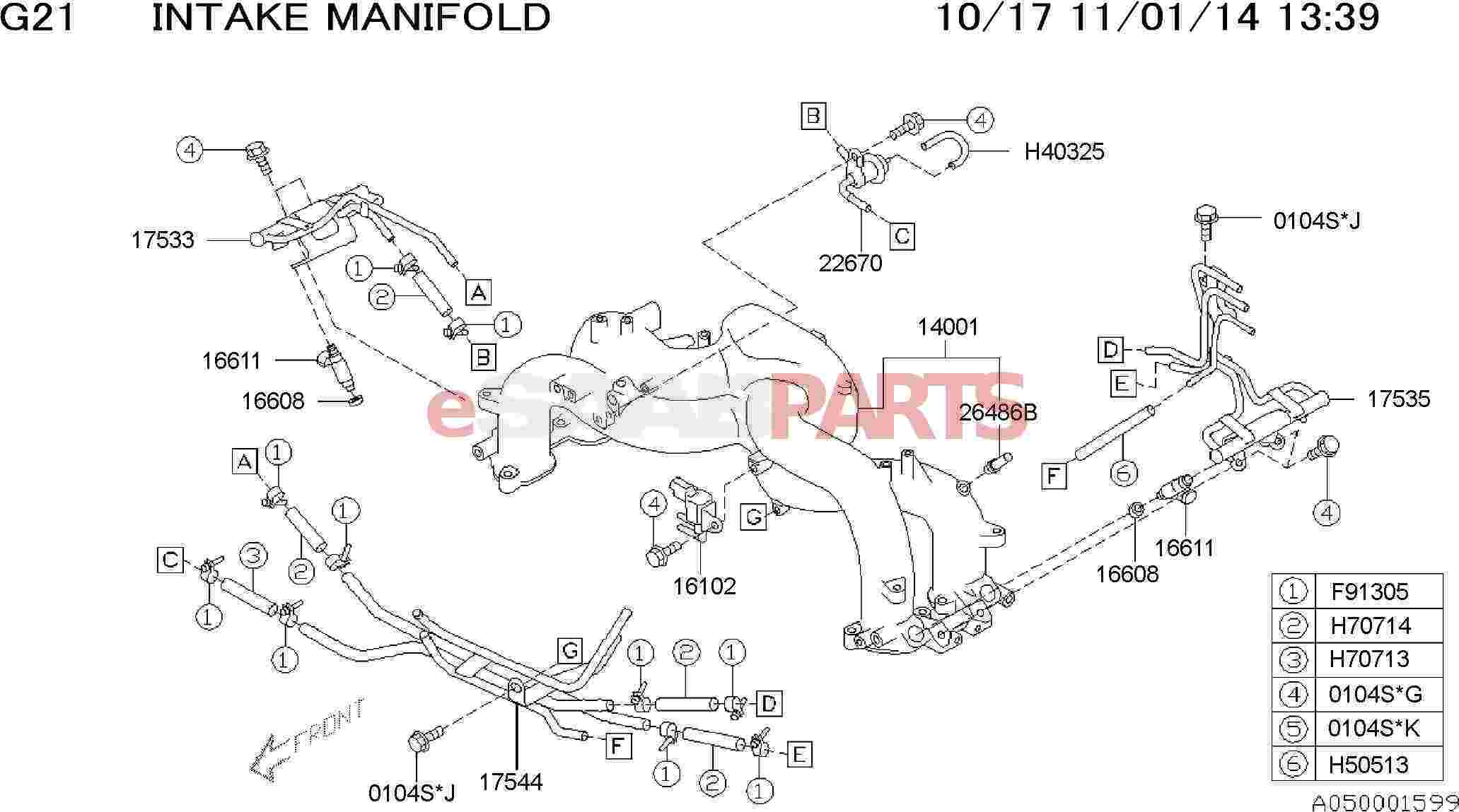 [32005798] SAAB Injector Sub Assembly - Saab Parts from eSaabParts.com