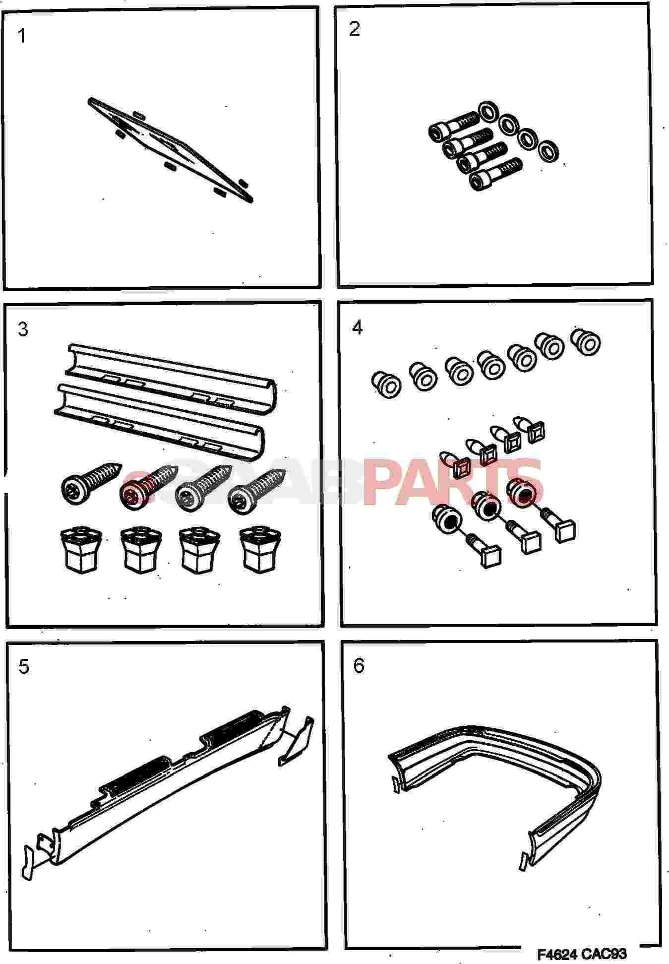 4250320] SAAB Decor Strip - Saab Parts from eSaabParts.com