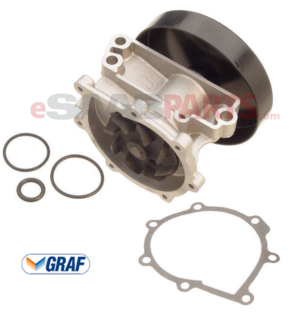 240636 by GRAF | Water Pump Kit (4-Cyl 9-5, 9-3OG, 900NG) [GRAF] Saab  93166829