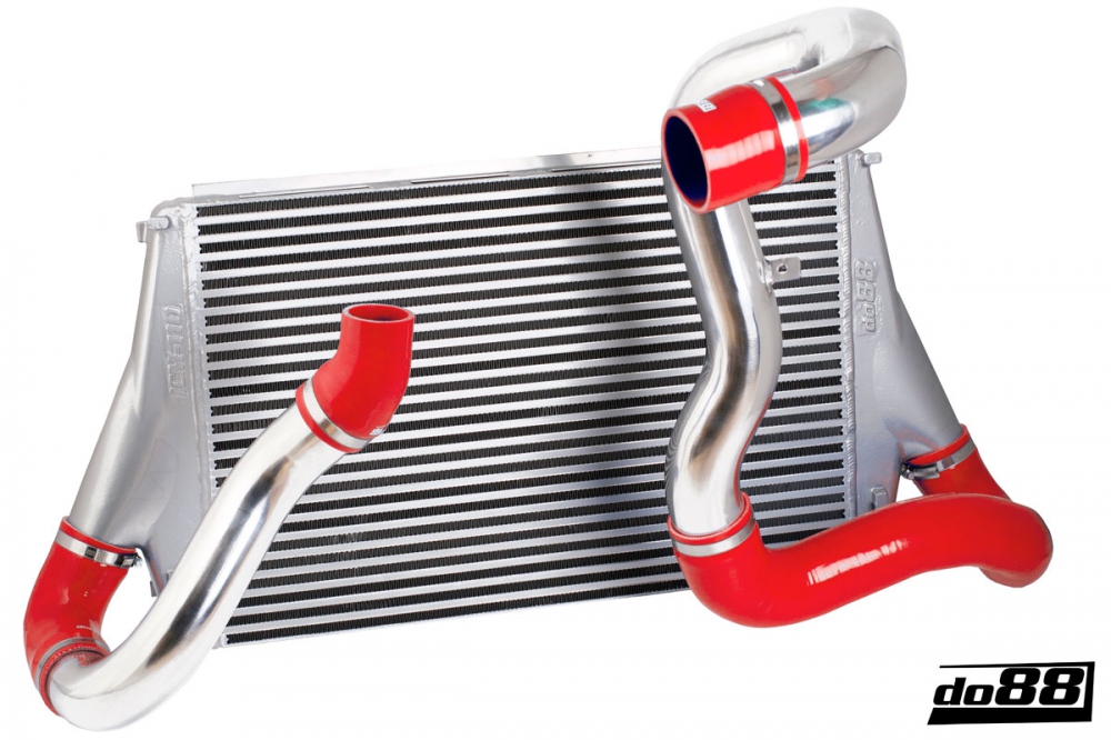 [6628201] SAAB DO88 Intercooler and Pipe Full Kit (93 2.8T V6) (Red) [BIG110R] Saab Parts