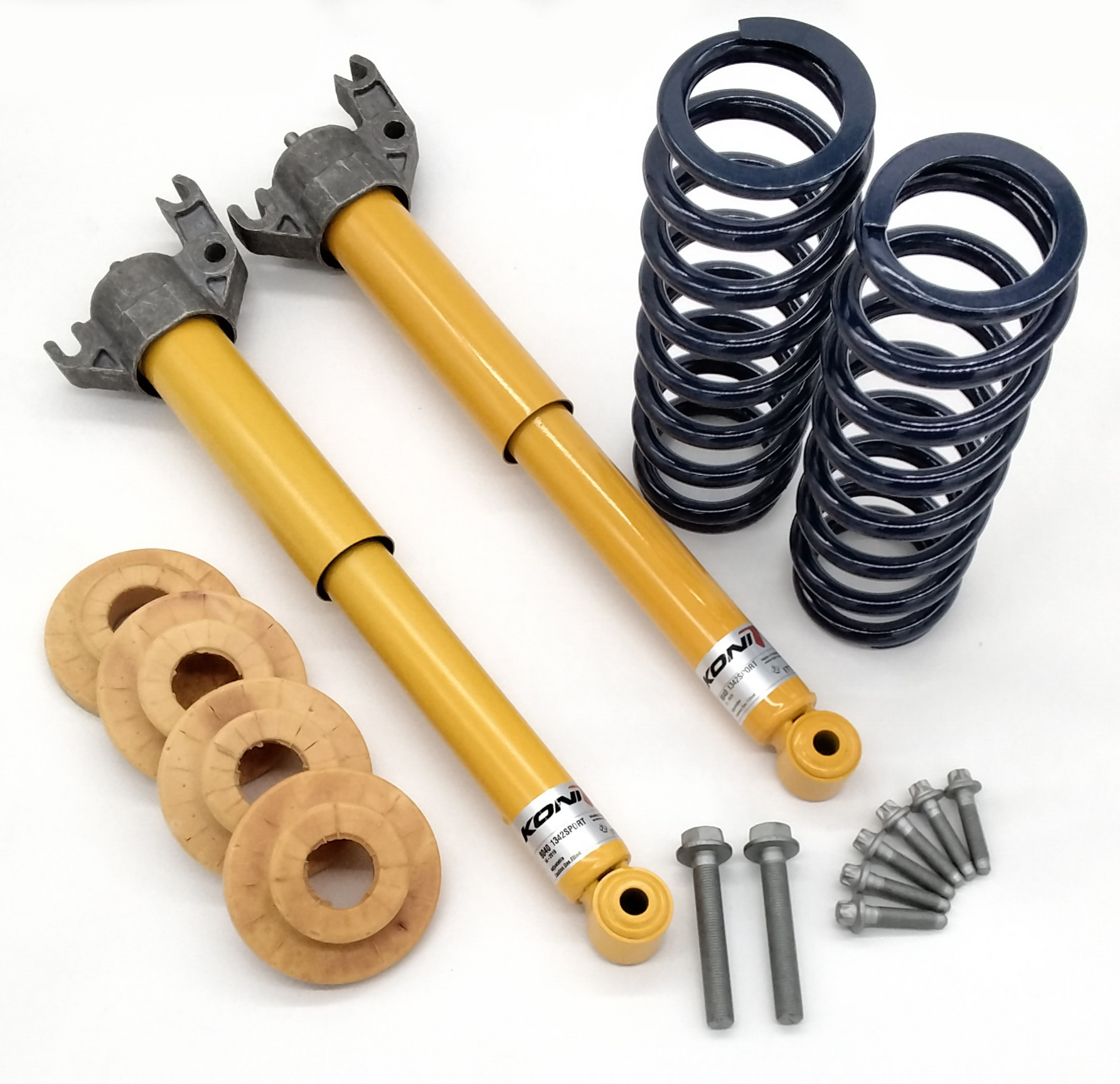 93001309 by eSaabKits | 9-3 XWD Rear Suspension Conversion Kit with Shock  Mounts (Koni Yellow)