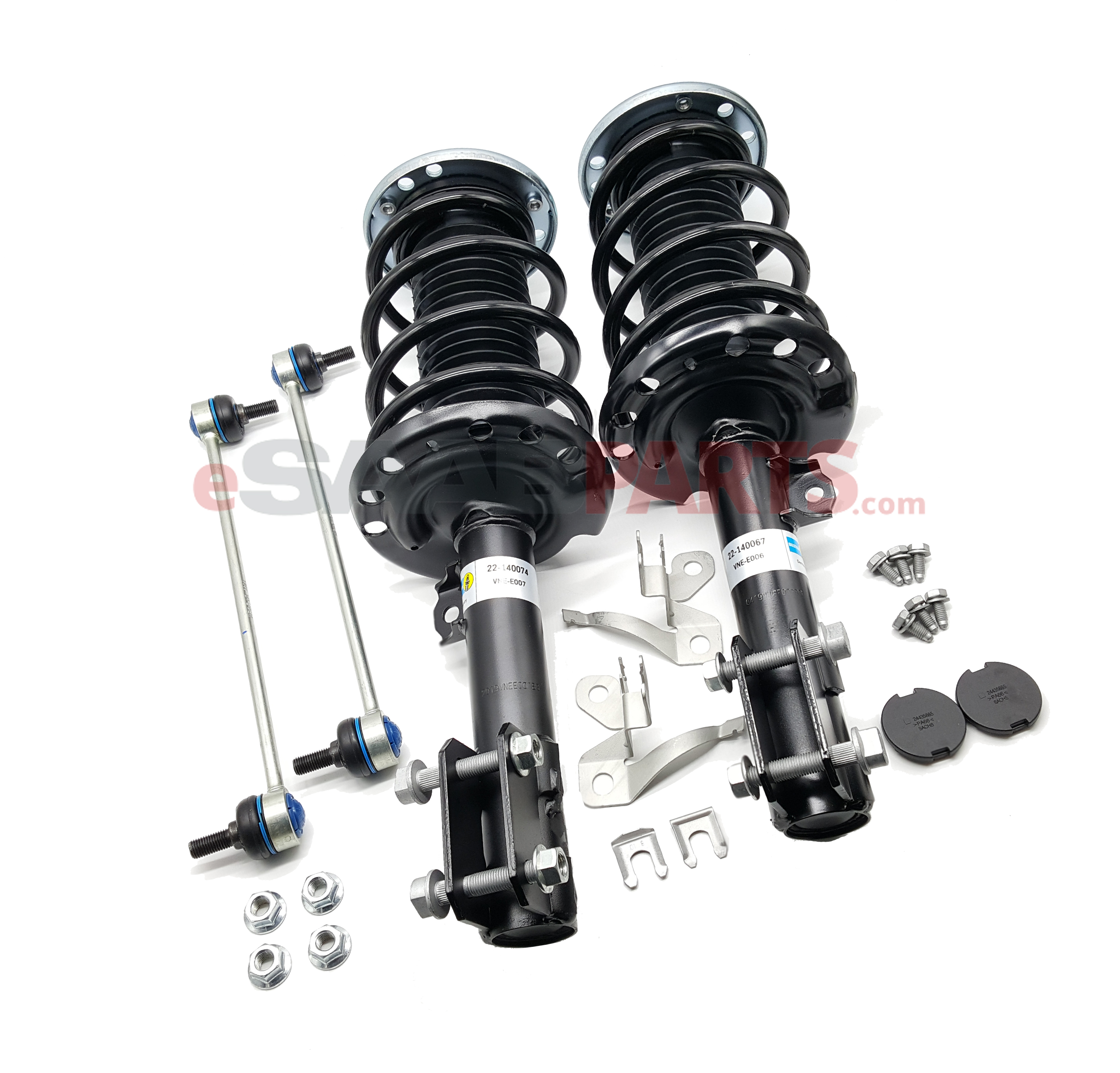 93500052 by eSaab Kits | Front Suspension Assembly Kit - Bilstein  (Convertible Standard Chassis)